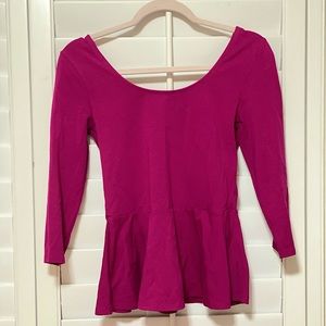 Express dress up top, long sleeve